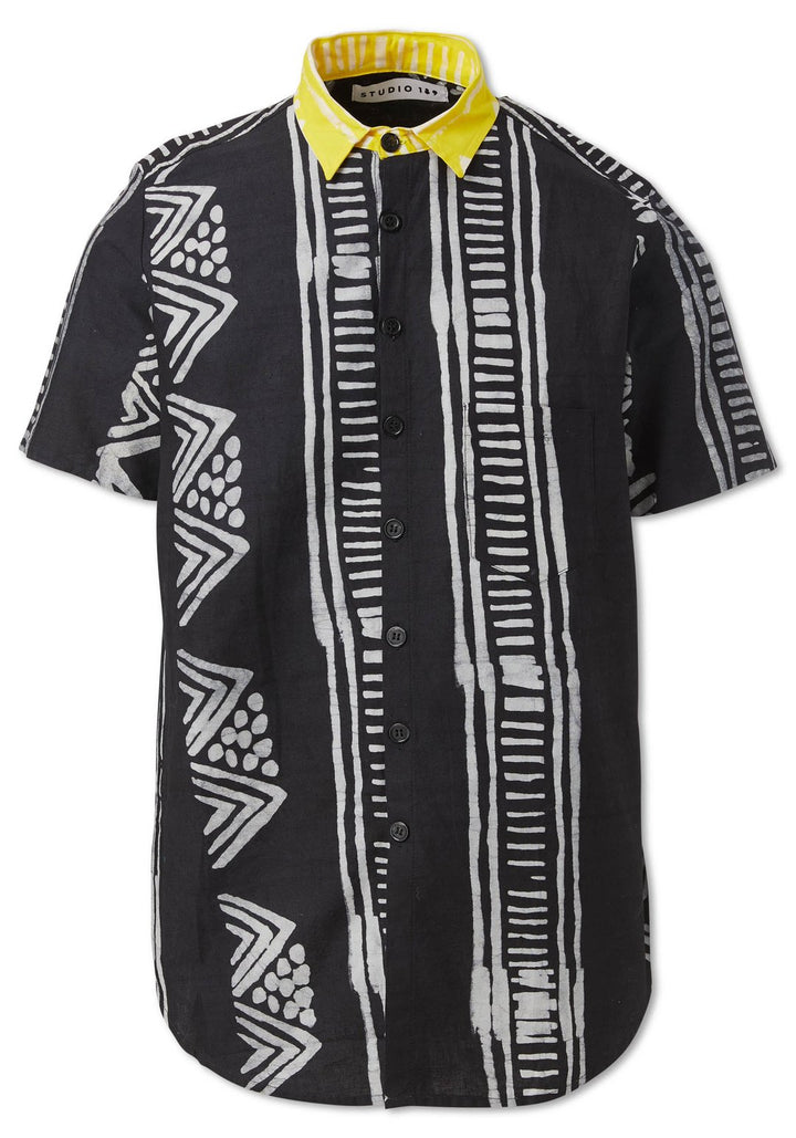 Cotton Andy Button Down Short Sleeve Shirt