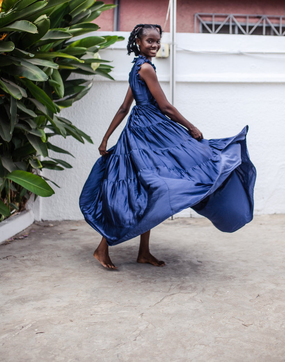 day-dress, fun, gown, statement, denim, dress, formal, color, print, vibrant, party, gala, pockets, cotton, breathable, light, vogue, fashion, silk, silky, smooth, drama, Fashion, West Africa, Gift, travel, vacation, lounge, comfy, family, trip, luxury, Ghana, new arrivals, Studio 189, Cotton, clothing, comfy, chic