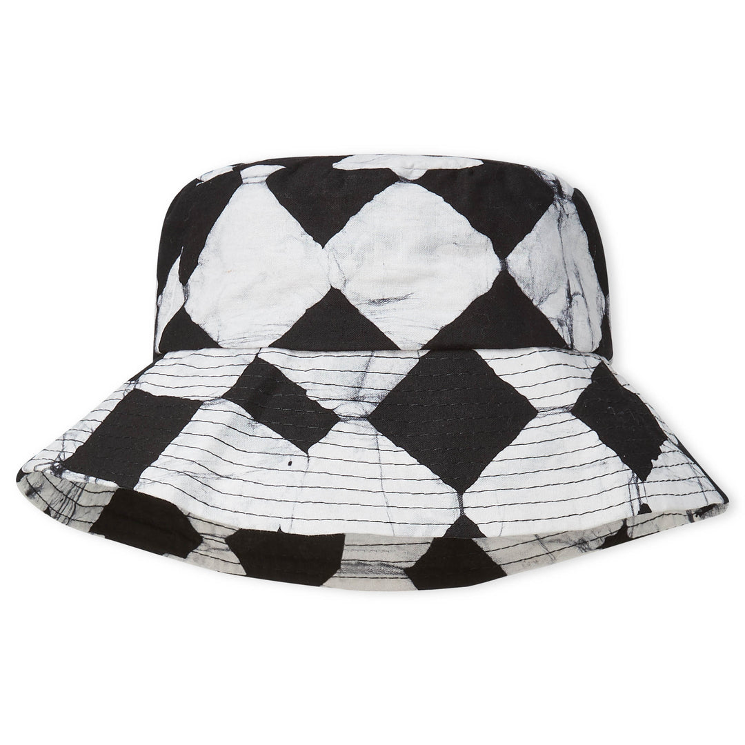 Hand-Batik Cotton Medium Brim Hat