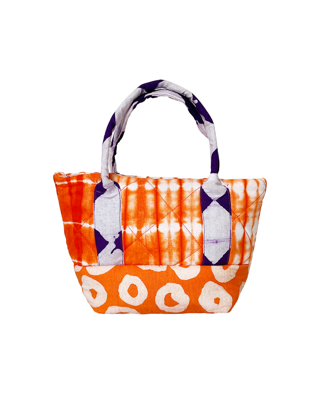 purse, vacation, outfit, tote, mini, handbag, colorful, orange, print, carryall, Fashion, West Africa, Gift, travel, vacation, lounge, comfy, family, trip, luxury, Ghana, new arrivals, Studio 189, Cotton, clothing, comfy, chic