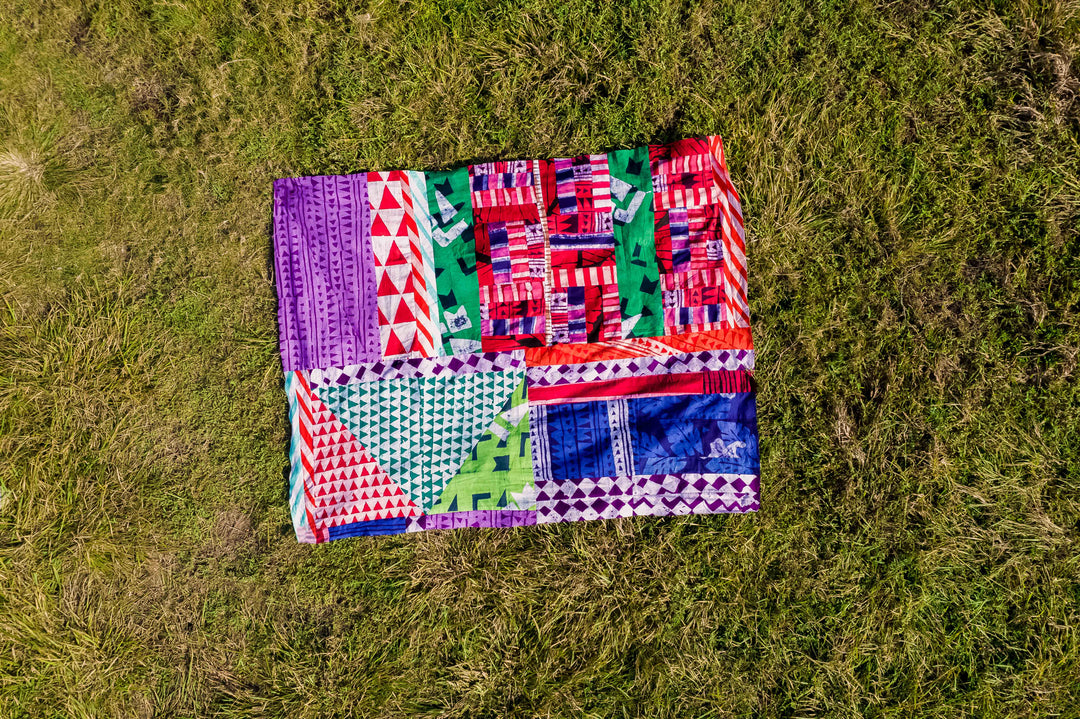 Ghana, Fashion, Handmade, Decor, Home Goods, West Africa, present, Gift, comfy, family, patchwork, sustainable, ethical, luxury, heirloom, quilt, new arrivals