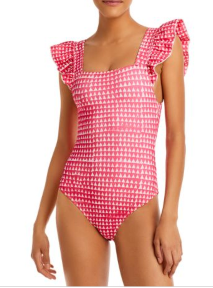 Aqua x Studio 189: Pink Mini Jazzy Jeff One Piece Swimsuit