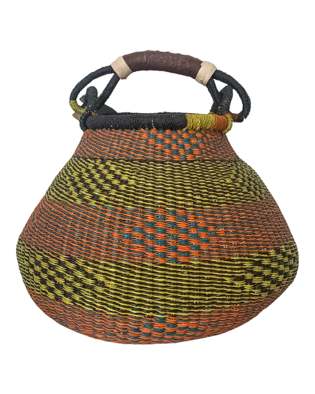 Hand-Woven Pot Basket