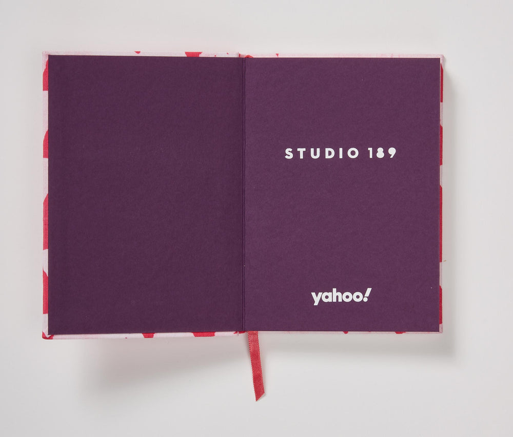 office, journal, book, coffee table, vote, collab, yahoo, colorful, notebook, pink