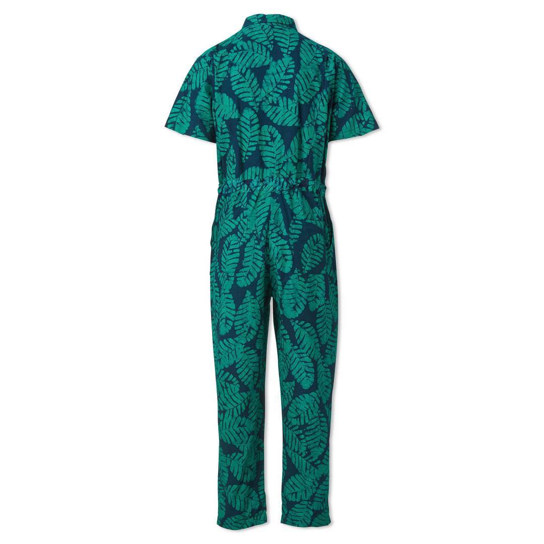 Hand-Batik Cotton Jumpsuit