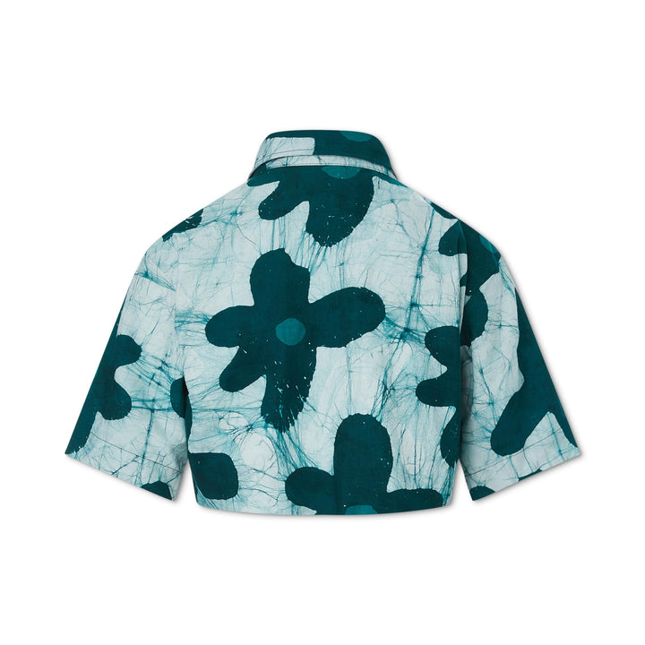 Cotton Cropped Camp Shirt [Pre-Order]